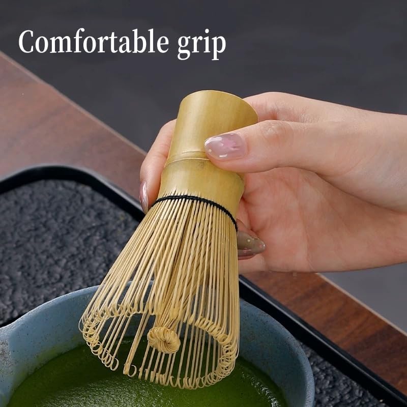 Prettidecor Matcha Whisk Bamboo Matcha Whisk for Traditional Starter Tool, Handcrafted Organic Traditional Japanese Chasen, Matcha Stirrer Wisk Mixer Brush for Authentic Tea Preparation (3) - Image 5